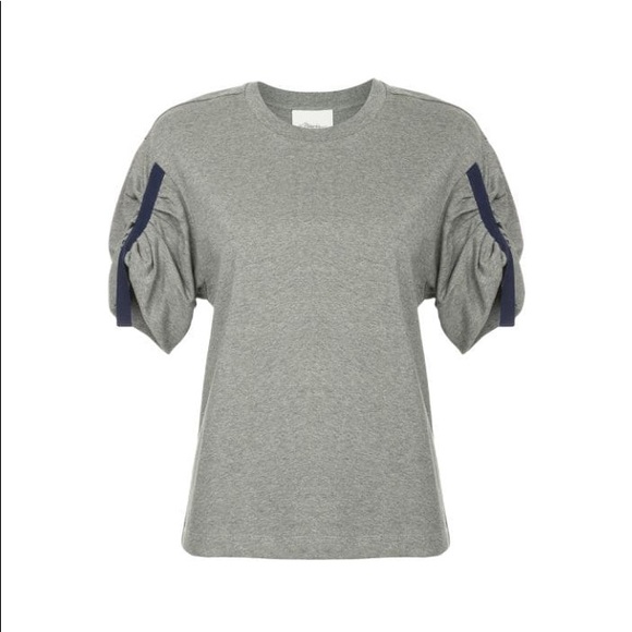 3.1 Phillip Lim Tops - 3.1 Philip Lim Short Gathered Sleeve Shirt